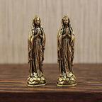 Brass Maria Figurine Pendant Brass Maria Figurine