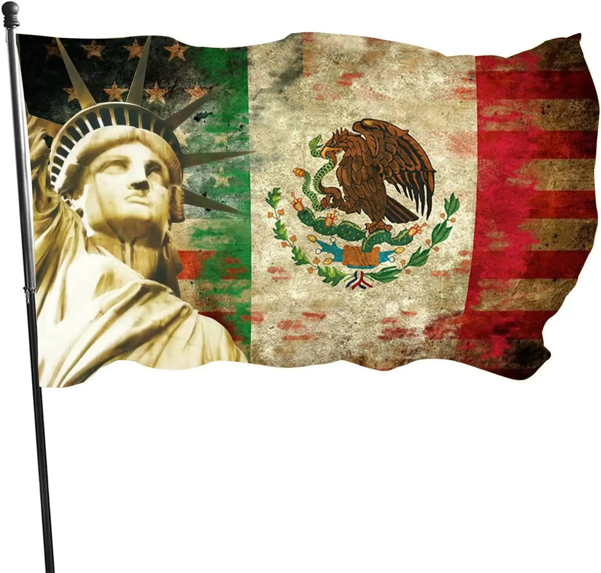 Mexico-US Friendship Flag