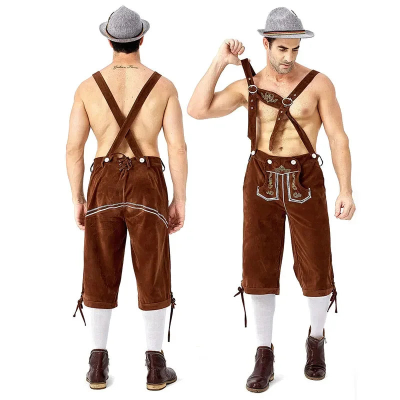 Men Bavarian Beer Male Costume German Oktoberfest