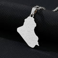 Iraq Map Pendant