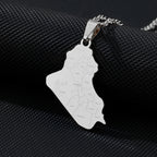 Iraq Map Pendant