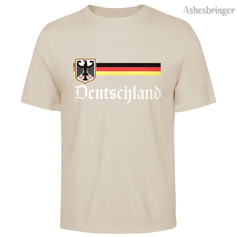 Cotton Germany Flag T Shirt