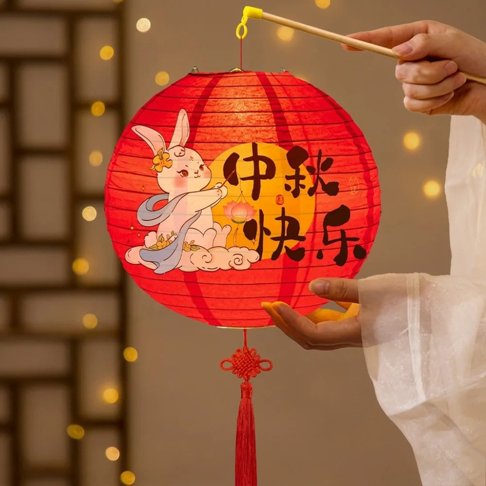 Folding Mid-Autumn Paper Lanterns Luminous Decor