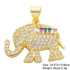 Gold Plated Handmade Colorful Star Of David Charms
