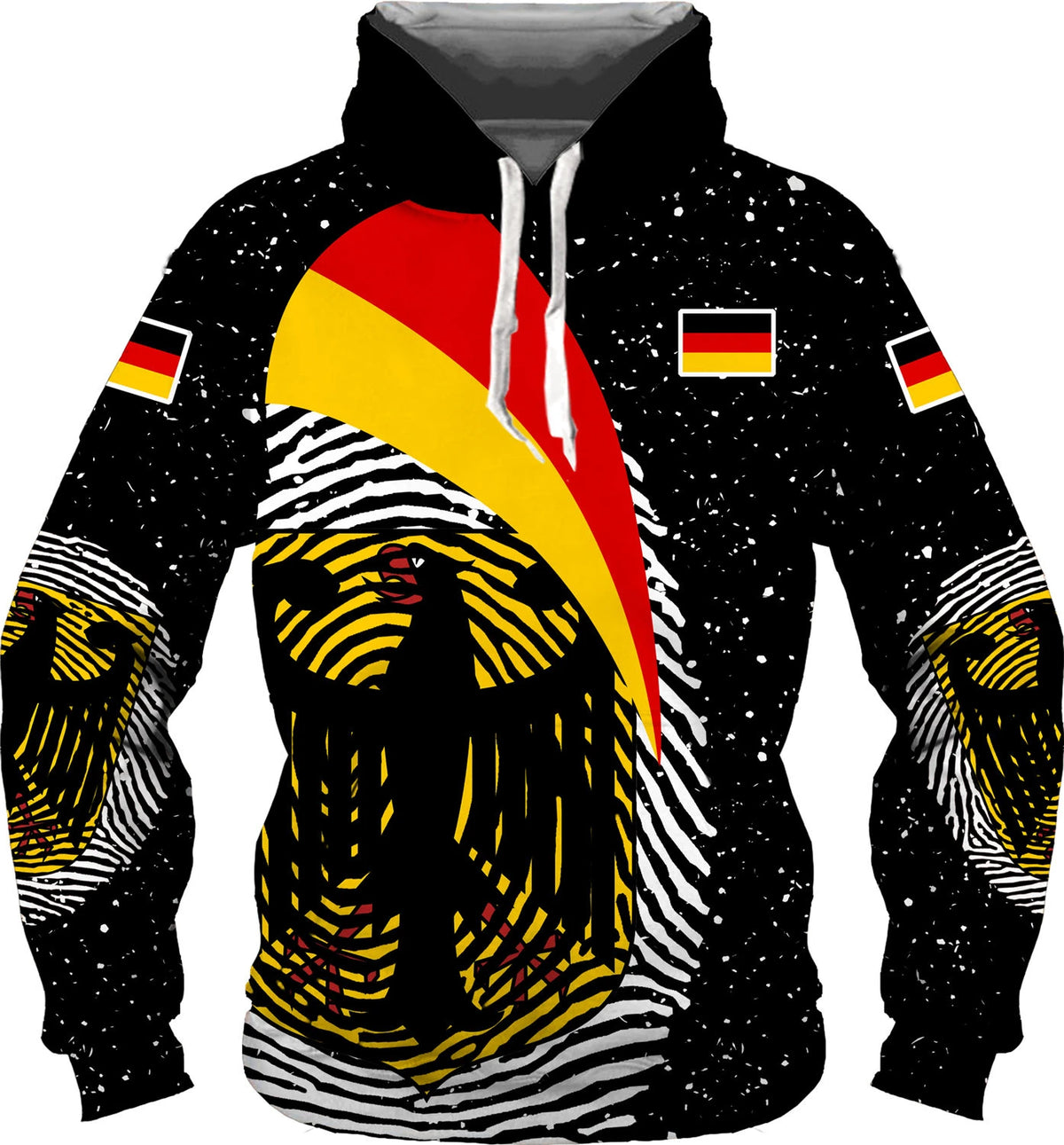 German Flag Eagle Hoodies