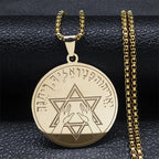 Jehovah Yahweh Hebrew Alphabet Necklace
