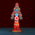Nepali Resin Painted Dharma Doma Statue