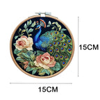 Peacock Embroidery Kit