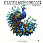 2D Peacock Sun Catcher