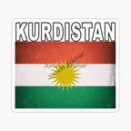 Kurdistan National Emblem Sticker