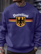 Deutschland National Emblem Printed Sweatshirt