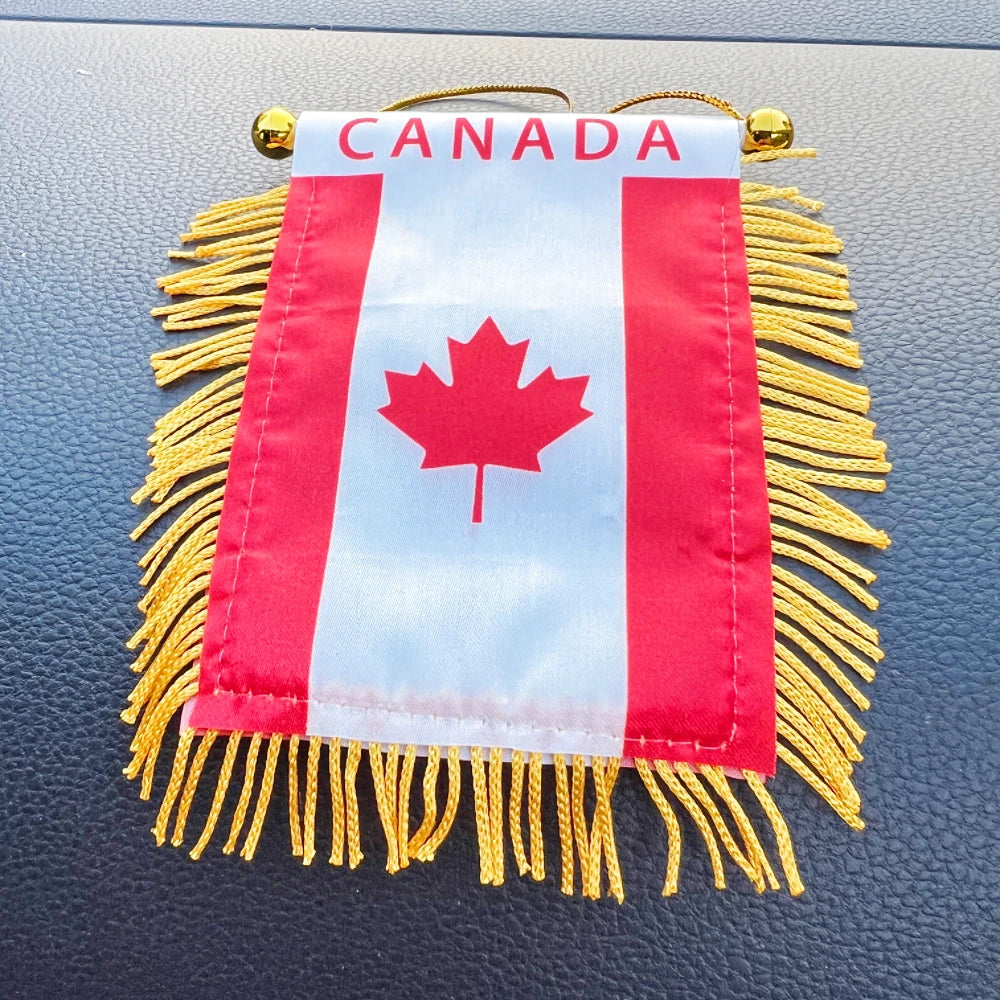 Car Window Flags Canadian