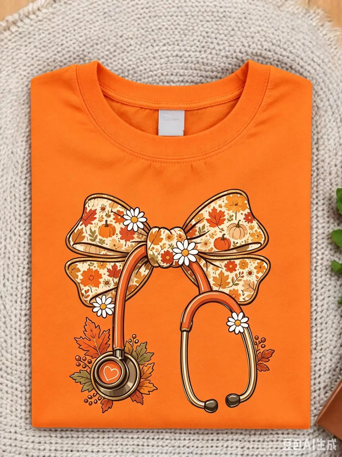 Thanksgiving Nurse Coquette Bow Sweatshirt