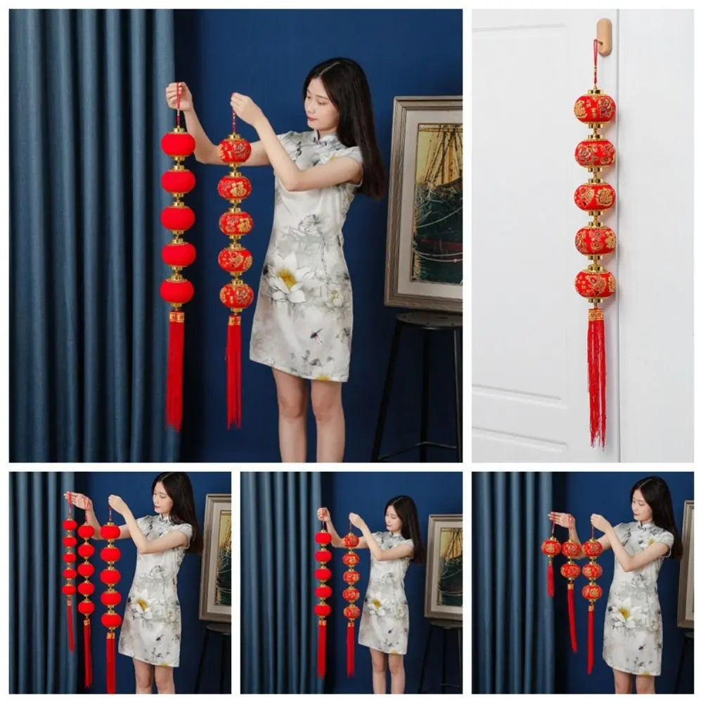 Lantern String Chinese Pendant Circular