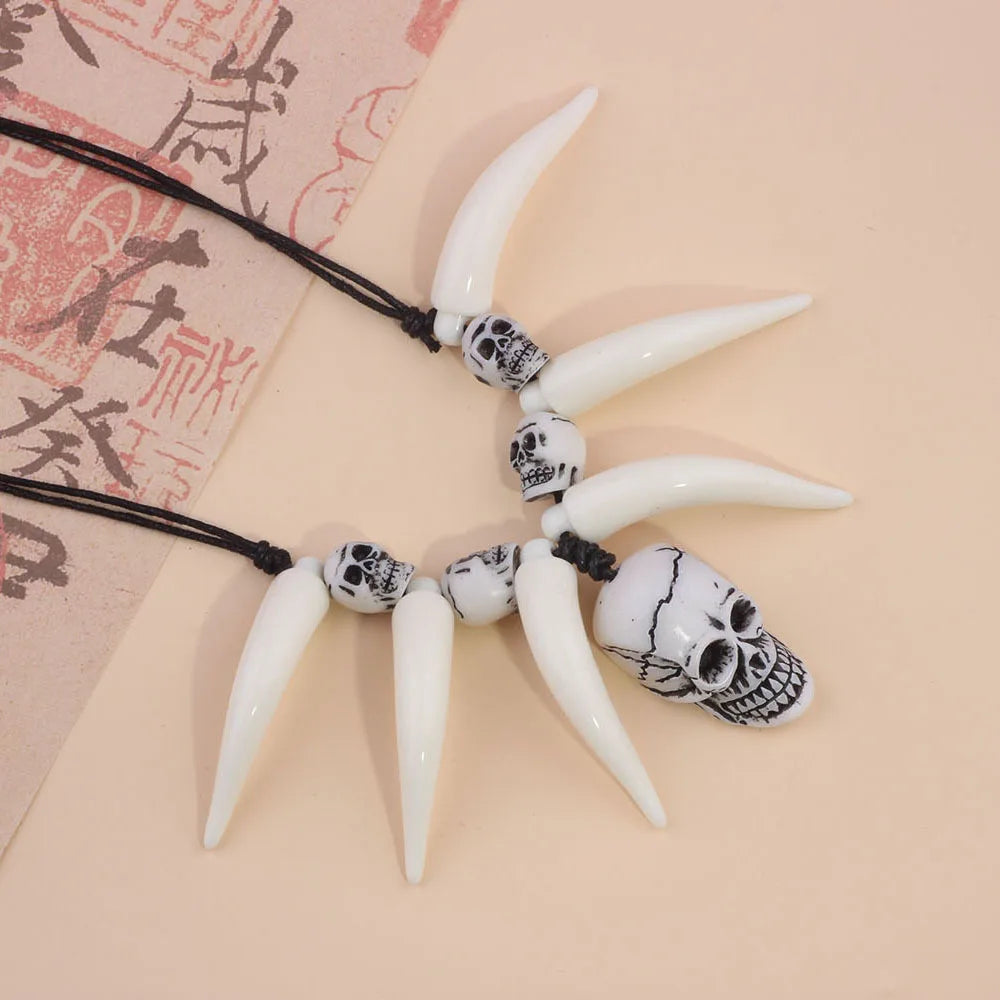 Dog Tooth Necklace Indian Indigenous