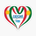 Kurdistan Flag Car Stickers