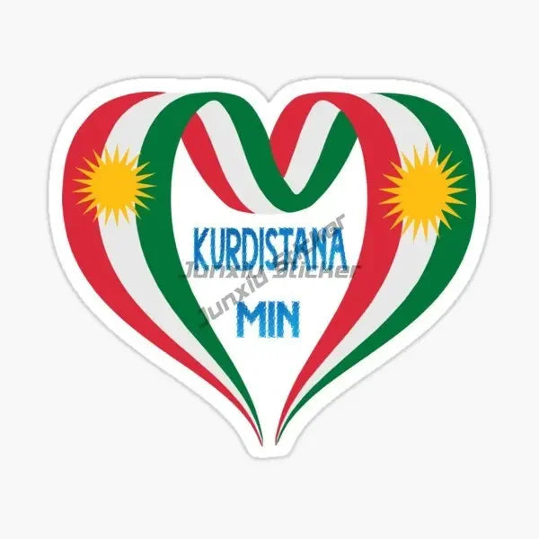 Kurdistan Flag Car Stickers