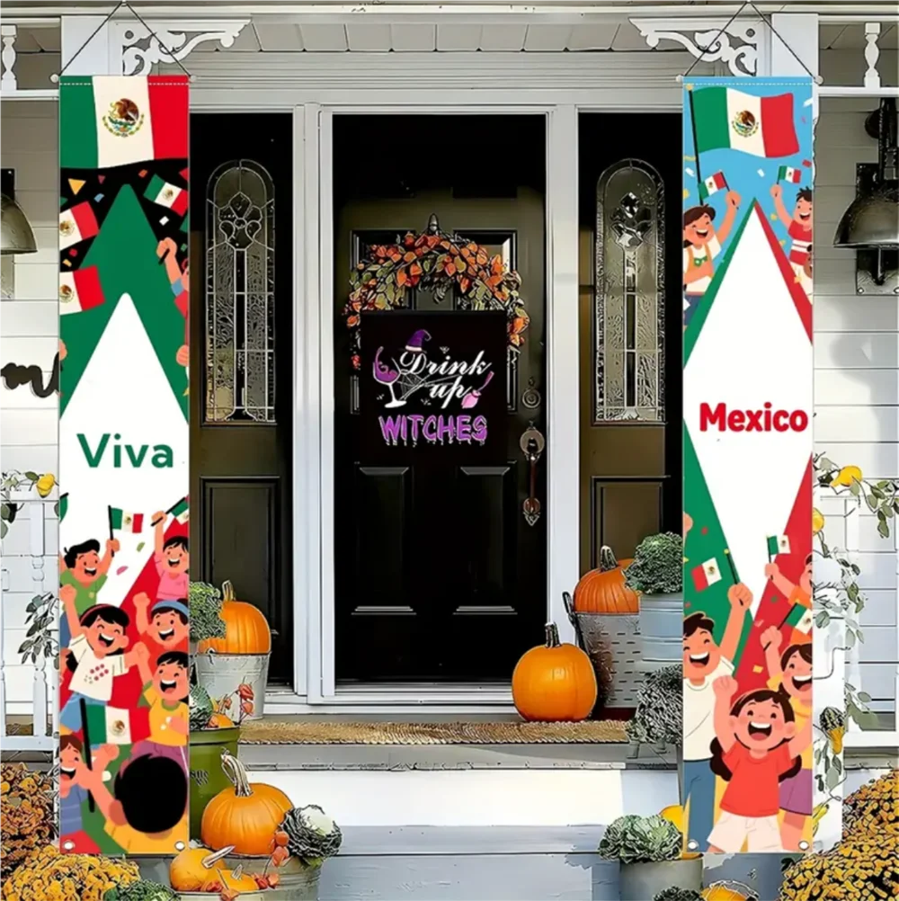 Viva Mexico Independence Day Banner