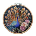 Peacock Embroidery Kit