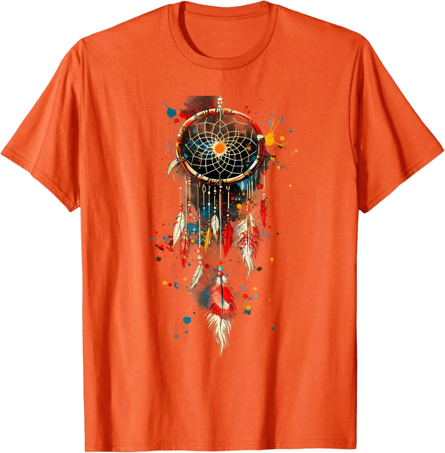 Native American Indian Tribe Dreamcatcher Artwork T-Shirt