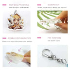 US Travel Keychain