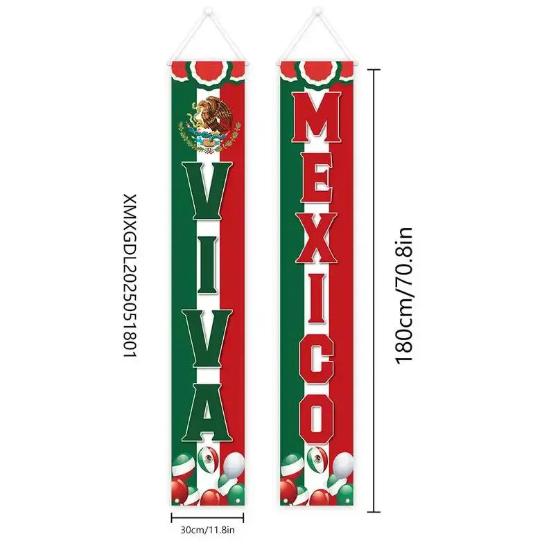 Viva Mexico Porch Banner