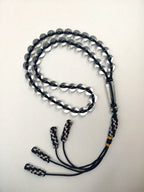 3-Color Yellow/Black/Blue Resin Tasbih