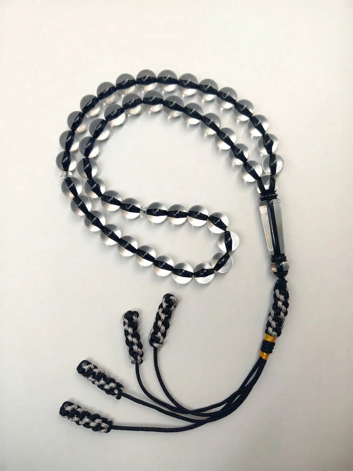 3-Color Yellow/Black/Blue Resin Tasbih