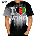 Afghanistan Flag Casual T-shirts