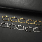 My Shape United States Map Pendent for Bracelet Necklace