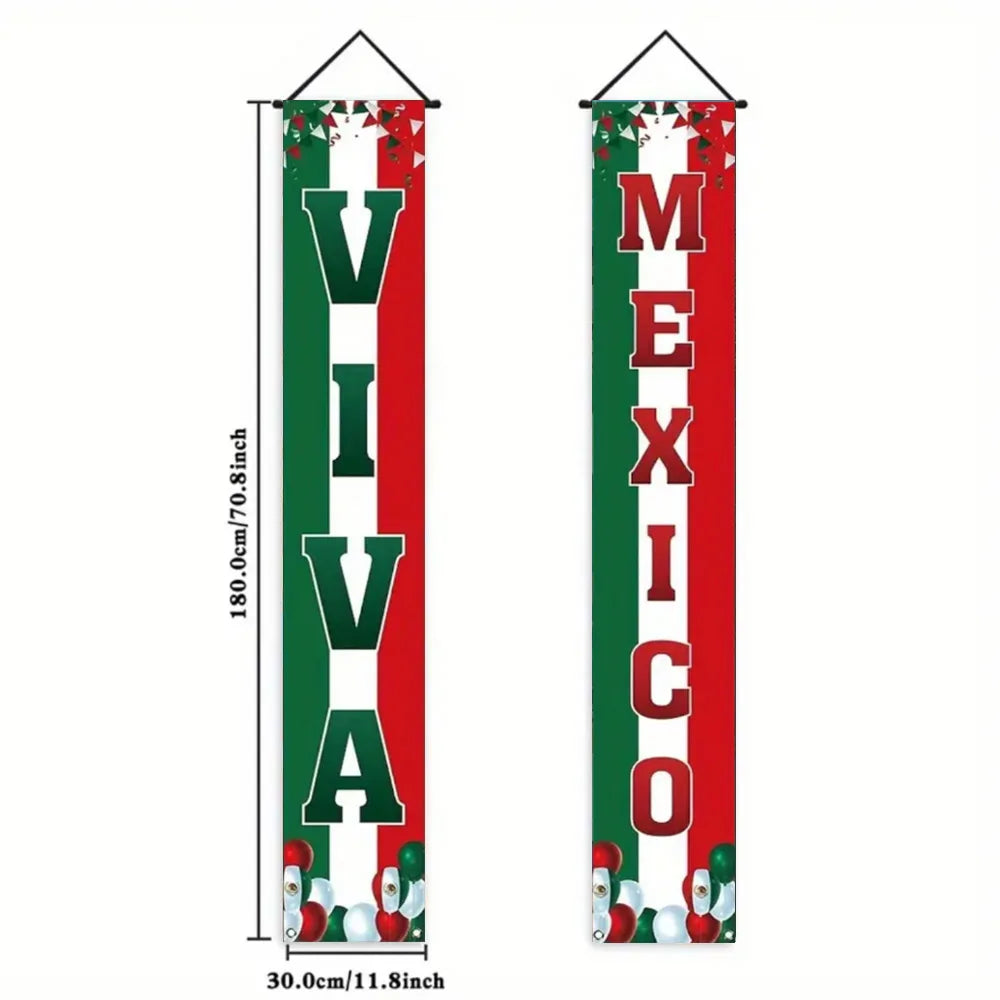 Viva Mexico Independence Day Banner