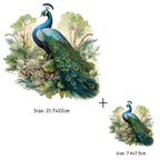 Peacock Iron-On Patches