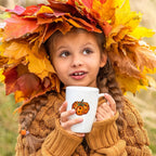 1 Roll 500Pcs Fall Hand Drawn Pumpkin Stickers