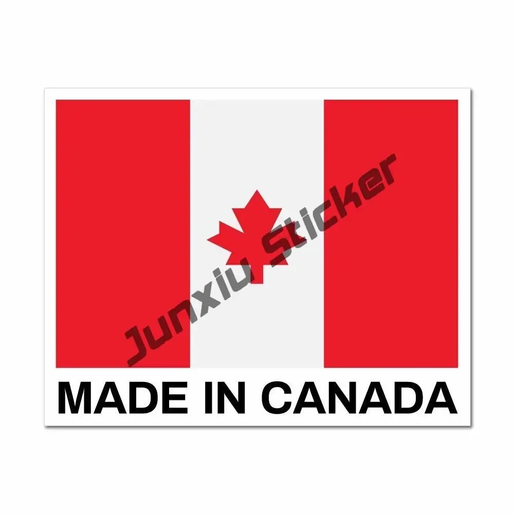 Canada Flag Sticker Maple Leaf Shaped Canadian Love Native Tablet Flag Vinyl Decal Sticker for Cars Laptop Phone Walls Windows