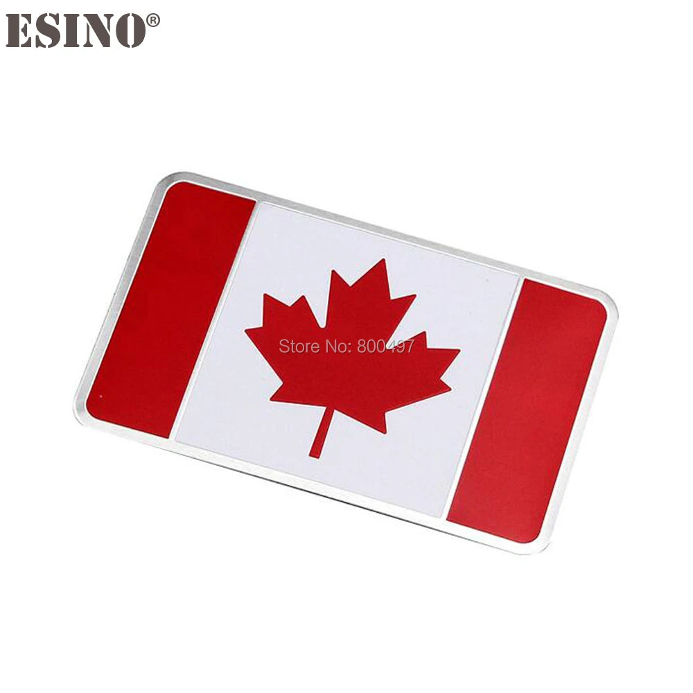 Canada National Flag 3D Metal