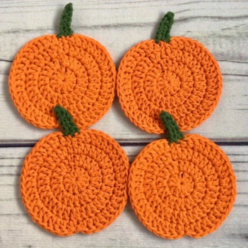 2/3pcs Handmade Knit Cup Coaster