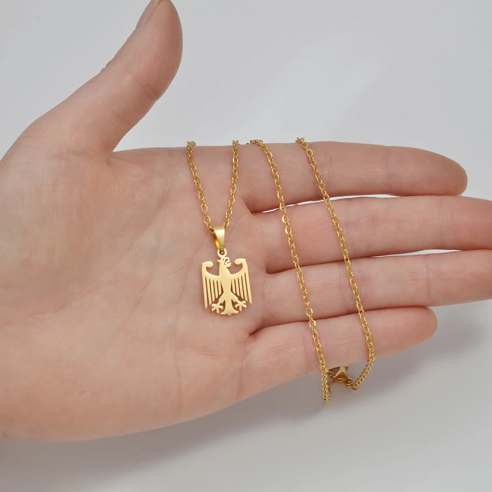 Anniyo German Eagle Pendant Necklaces