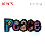 10PCS/BULK Embroidery Cloth ace Sticker