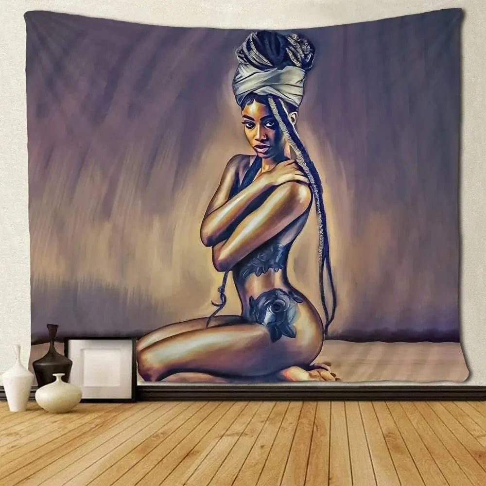 African Tapestry Wall Hanging Decor