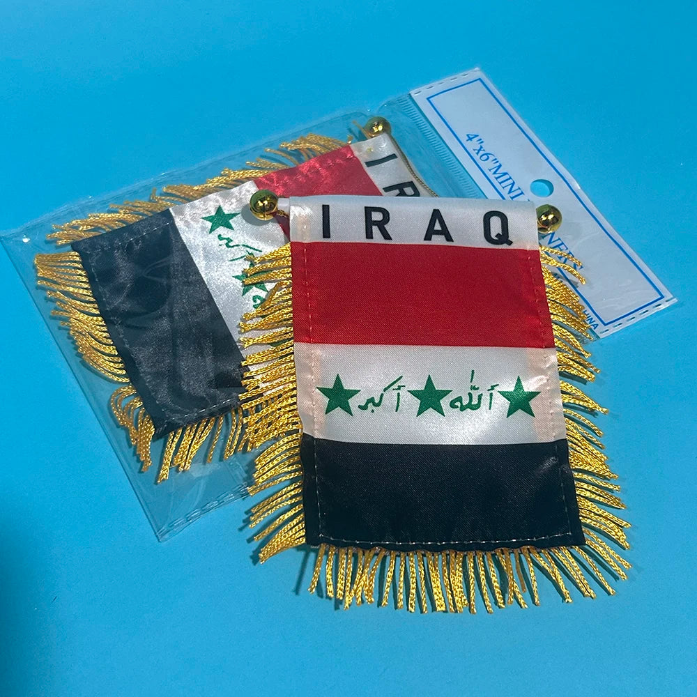Iraq Car Flag