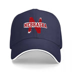 Nebraska Cornhuskers Black Baseball Cap