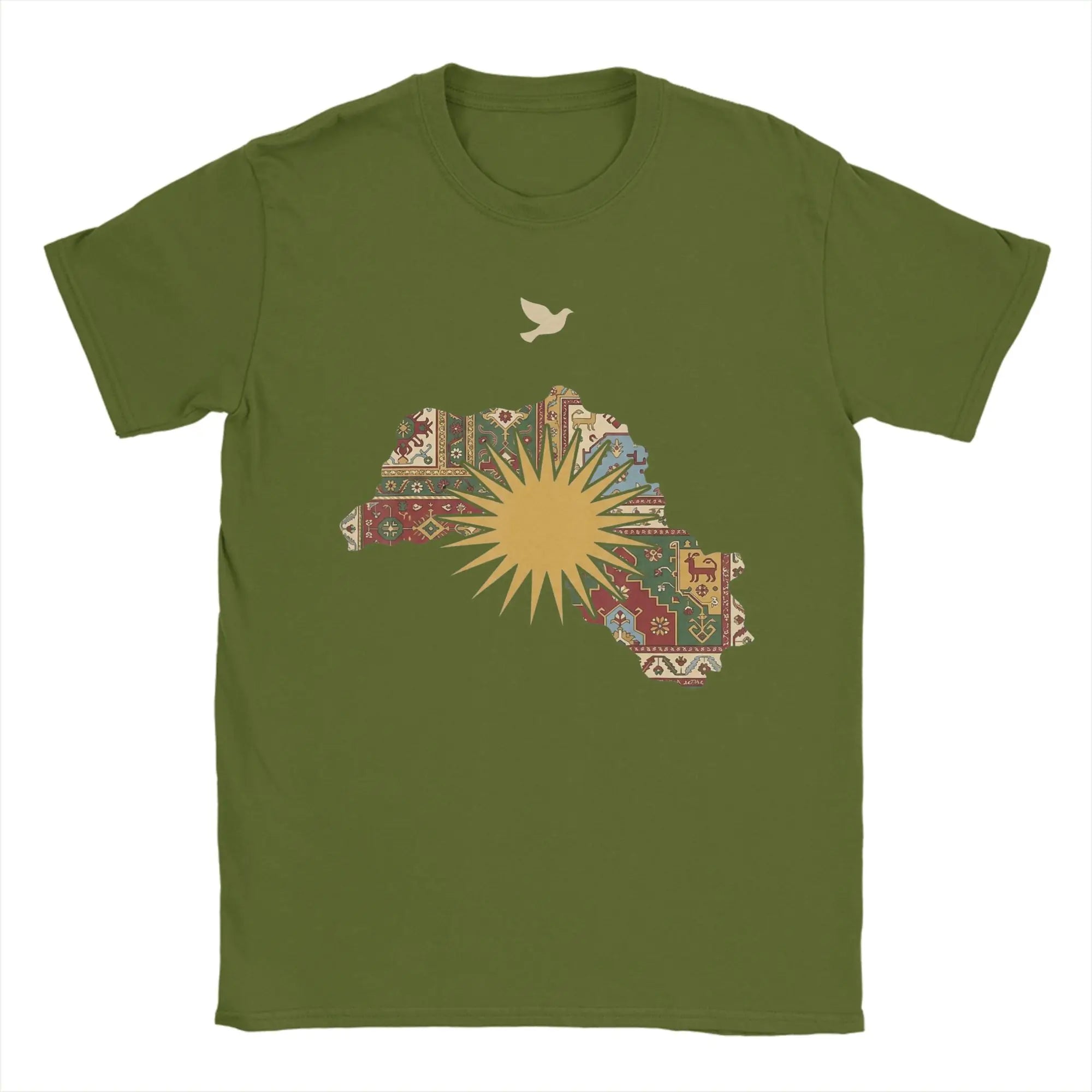 Kurdistan Map Flag Heritage Kurdish T Shirts