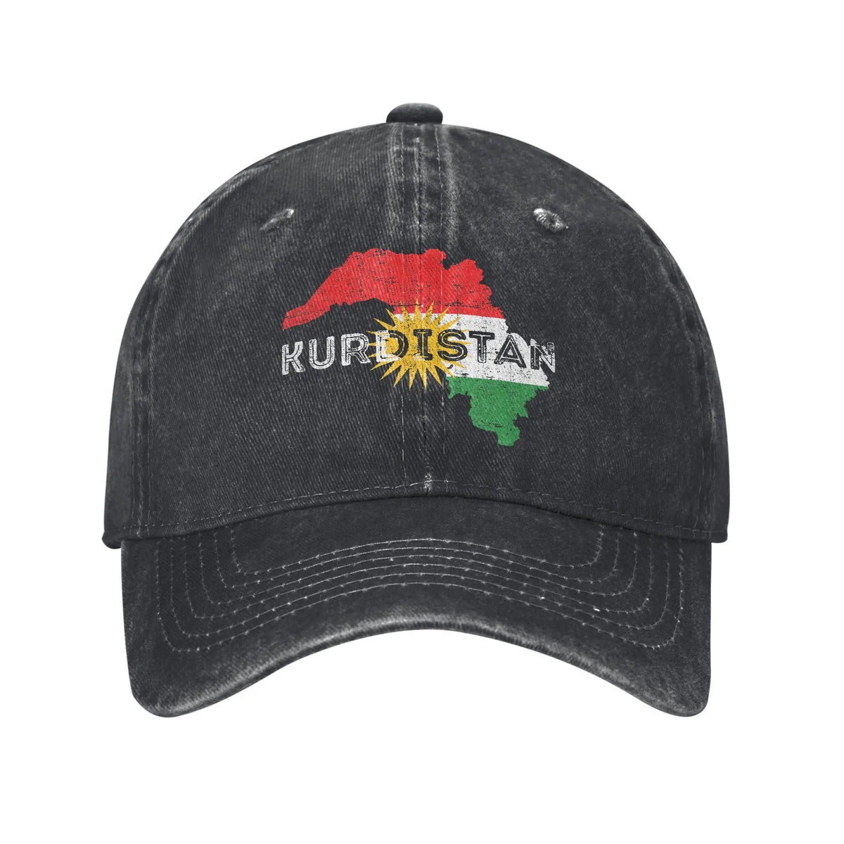 Kurdistan Flag Baseball Caps