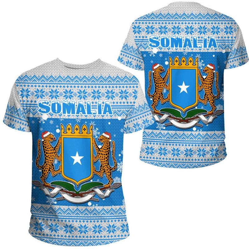 Somali Flag National Emblem T-shirt