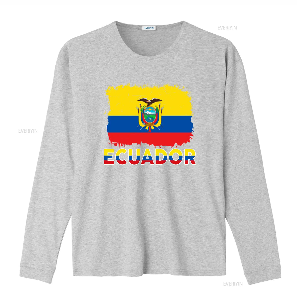Ecuador Flag Hispanic Heritage Men Boy Women T Shirt vintage