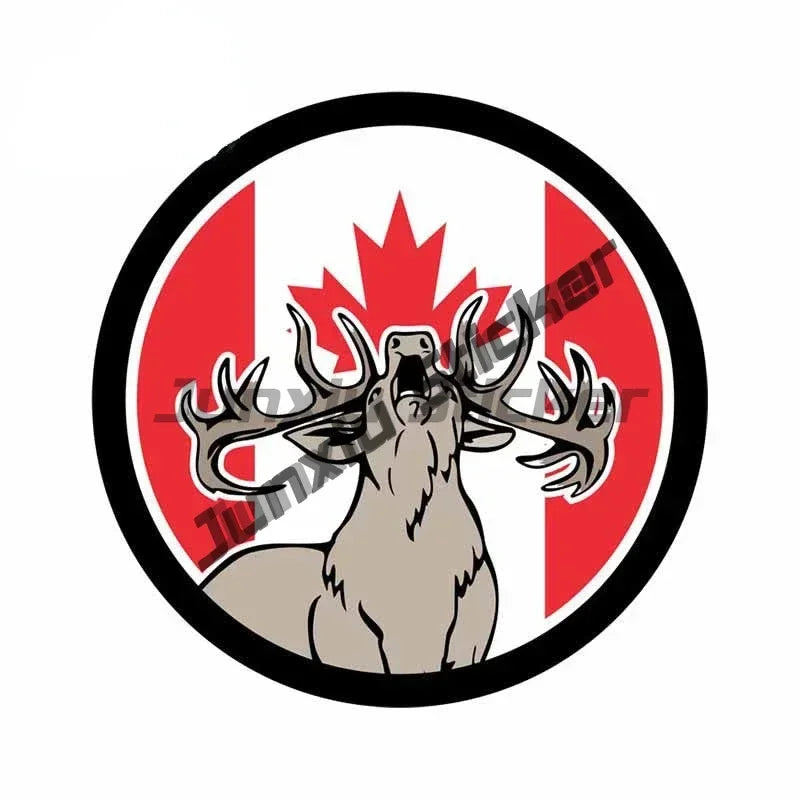 Canada Coat of Arms Emblem Sticker Niagara Falls Canada USA Ottawa Seal Sticker Round Flag Map for Car Laptop Fridge Accessories