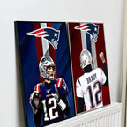 T-Tom Rugby B-Brady Poster Room Bar Cafe Decor Stickers Wall
