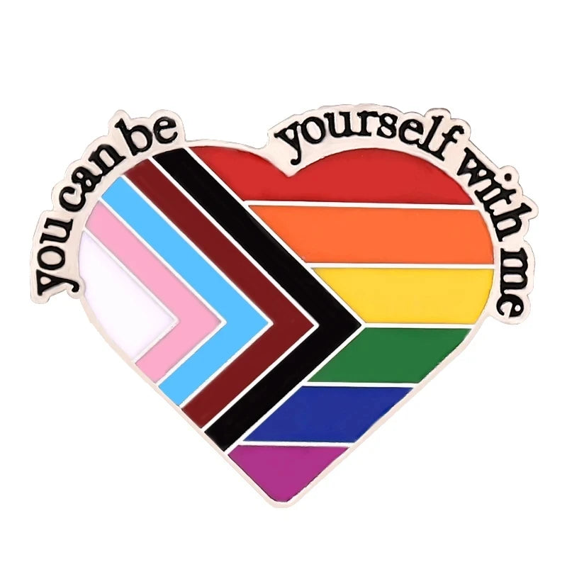 LGBT Rainbow Enamel Pins Pride