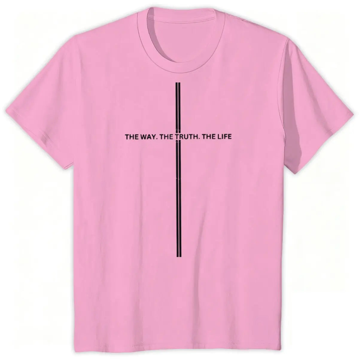 Jesus Cross Print Christian T-shirt