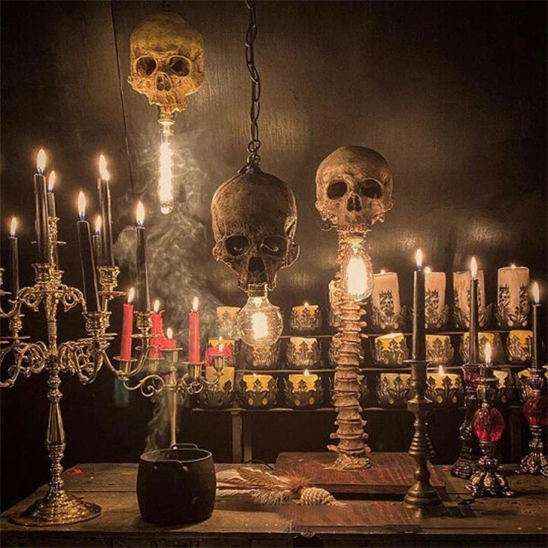 Skull Skeleton Lamp